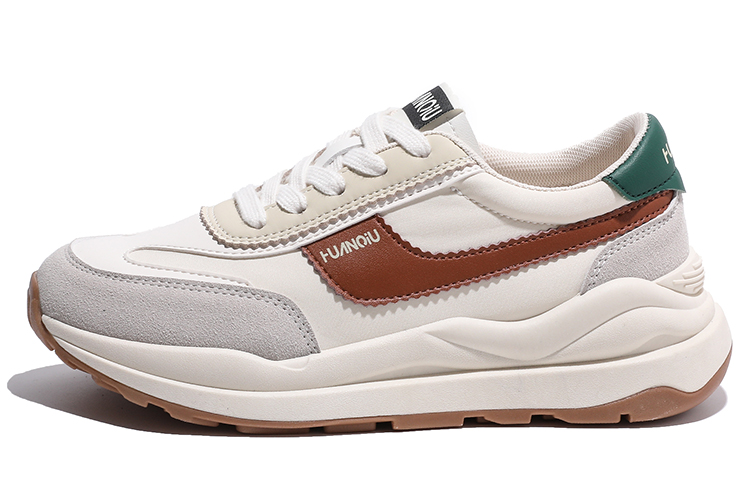 (W) Huanqiu Low Top 'Beige Dad Shoe'