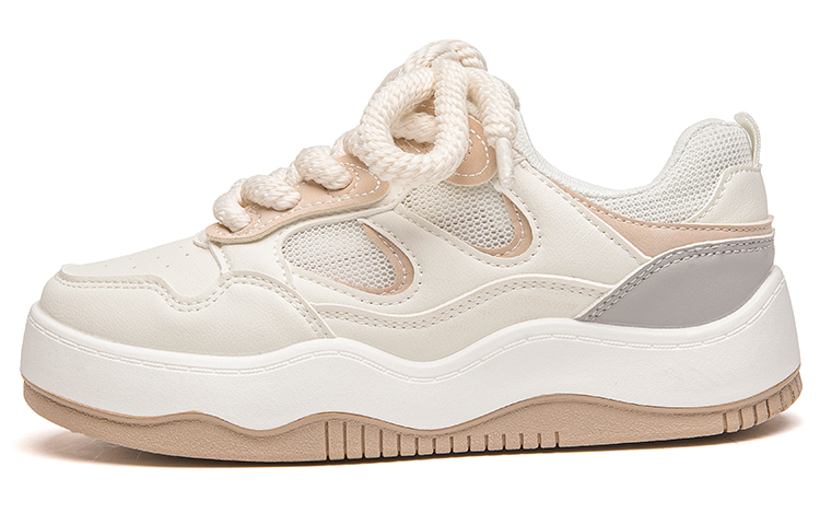 (W) Huanqiu Low Top 'Khaki Patchwork'