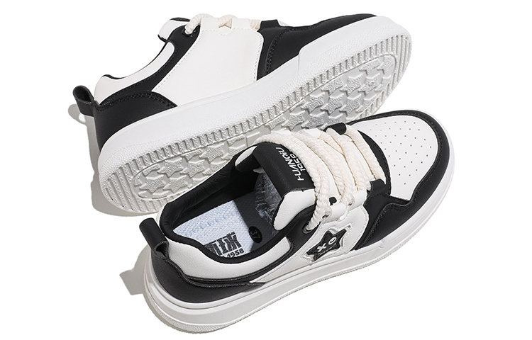 (W) Huanqiu Low Top 'Trendy Black and White' 圖 5
