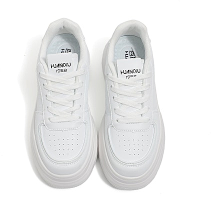 環球 HUANQIU 休閒百搭 時尚 小白鞋 防滑耐磨 低筒 板鞋 女款 白色 Order 環球 HUANQIU 休閒百搭 時尚 小白鞋 防滑耐磨 低筒 板鞋 女款 白色