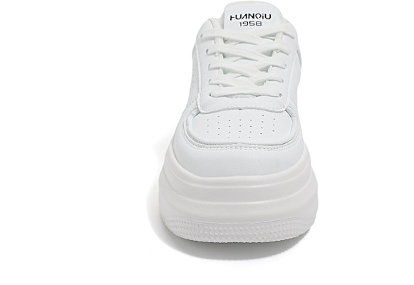 環球 HUANQIU 休閒百搭 時尚 小白鞋 防滑耐磨 低筒 板鞋 女款 白色 Lookbook 環球 HUANQIU 休閒百搭 時尚 小白鞋 防滑耐磨 低筒 板鞋 女款 白色