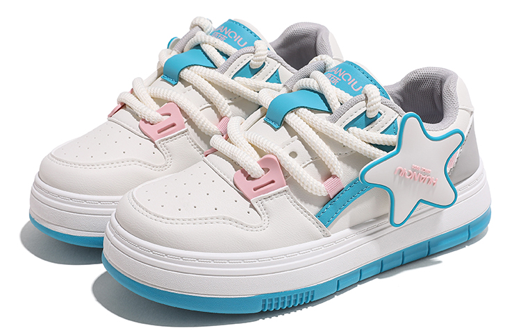 Lookbook (W) Huanqiu Low Top 'Putih Biru Nyaman' HQ-XFCG32219WL