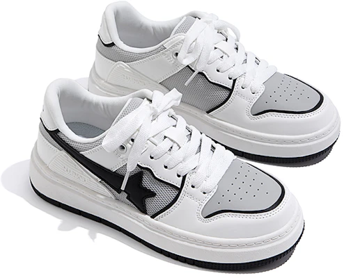 (W) Huanqiu Low Top 'Putih Kelabu' HH22166WWH Lookbook (W) Huanqiu Low Top 'Putih Kelabu' HH22166WWH