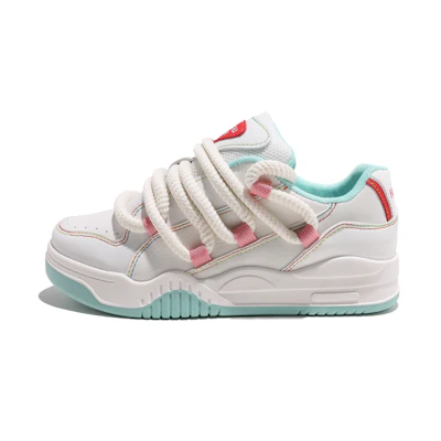 (W) Huanqiu Low Top 'White Peach'