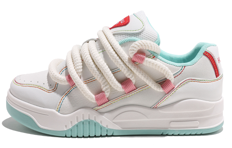 (Women) Huanqiu Low Top 'White Peach' XF88006WIR