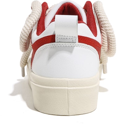 (W) 환구 로우탑 '화이트 레드 패치워크' (Huanqiu Low-top) H20795WR Shop (W) 환구 로우탑 '화이트 레드 패치워크' (Huanqiu Low-top) H20795WR