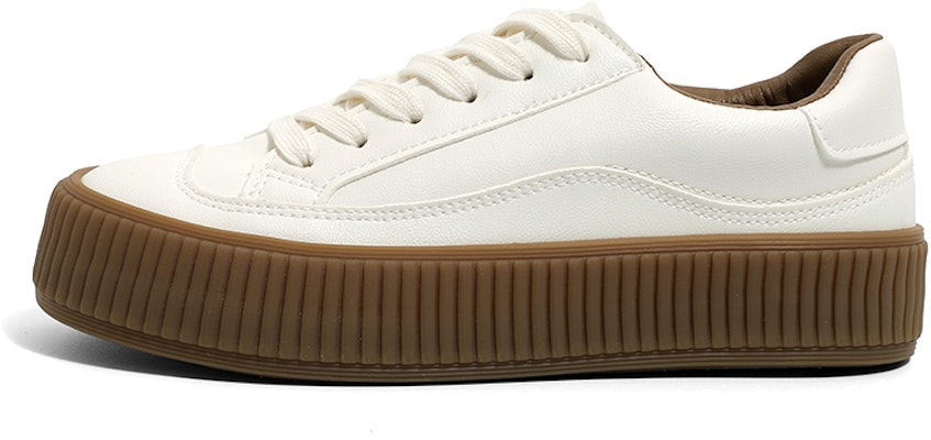 (W) Huanqiu Sepatu Low Top Platform 'Light Beige' LH22092 Buy (W) Huanqiu Sepatu Low Top Platform 'Light Beige' LH22092