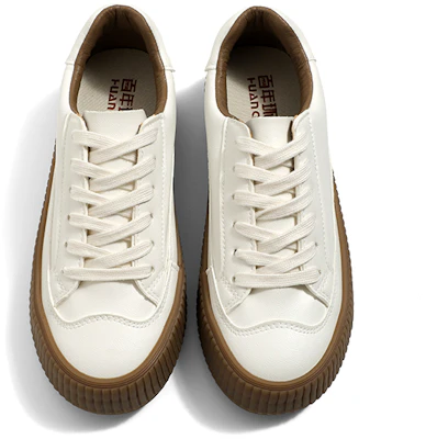 (Women) Huanqiu Low Top Platform 'Light Beige' LH22092 Order (Women) Huanqiu Low Top Platform 'Light Beige' LH22092