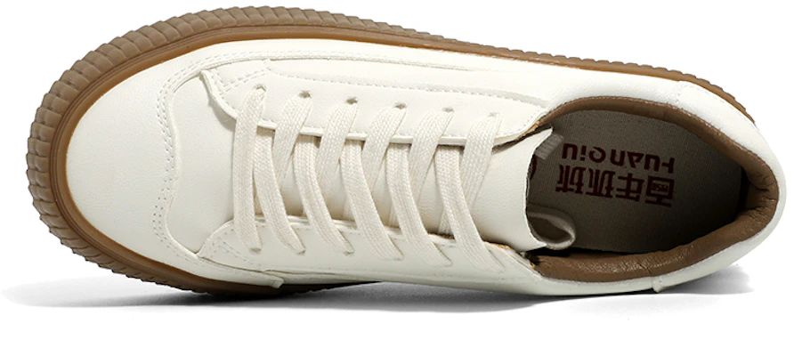 (Women) Huanqiu Low Top Platform 'Light Beige' LH22092 Purchase (Women) Huanqiu Low Top Platform 'Light Beige' LH22092