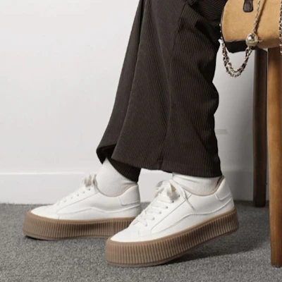(Women) Huanqiu Low Top Platform 'Light Beige' LH22092 Sizing (Women) Huanqiu Low Top Platform 'Light Beige' LH22092