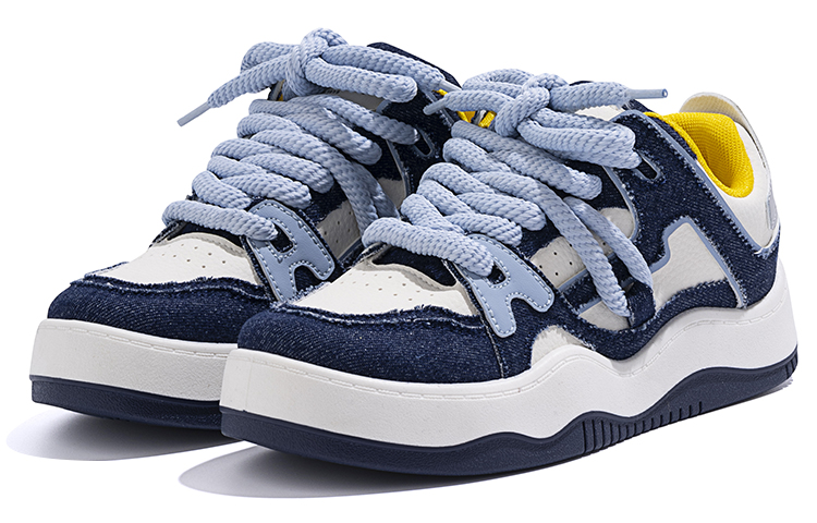 Lookbook (W) Huanqiu Sneaker Low Top 'Beige Blue' Pria Wanita ZHQ-XA062ML