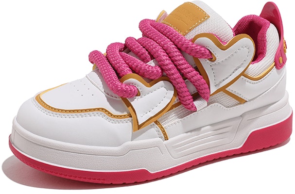 (Women) Huanqiu Low Top Sneaker 'White Pink' HQ-XFCG32207DF Order (Women) Huanqiu Low Top Sneaker 'White Pink' HQ-XFCG32207DF