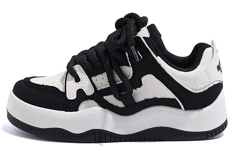 (W) Huanqiu Low Top Sneakers 'Beige-Black'