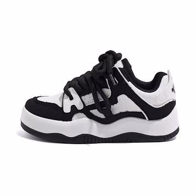 (W) Huanqiu Low Top Sneakers 'Beige-Black'