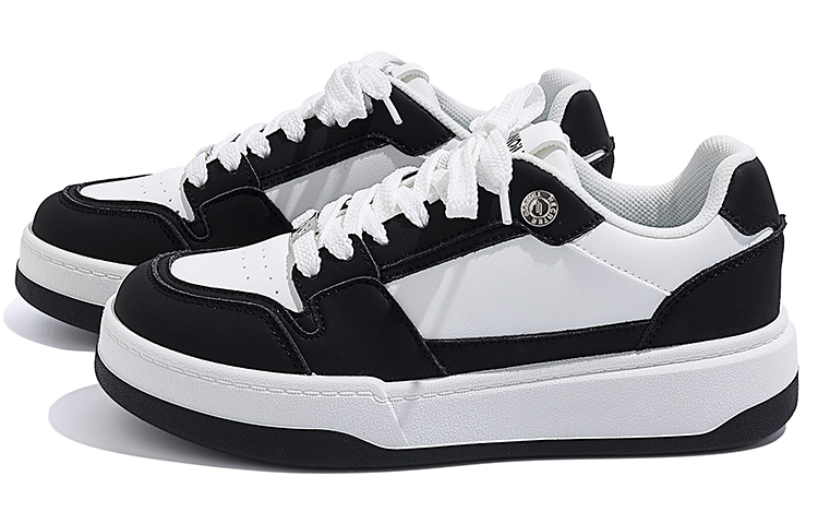 (W) Huanqiu Low Top Sneakers 'White Black' 圖 2
