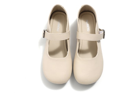 環球 HUANQIU 小香風 休閒時尚 百搭瑪麗珍 防滑耐磨 低筒 板鞋 女款 米色 Order 環球 HUANQIU 小香風 休閒時尚 百搭瑪麗珍 防滑耐磨 低筒 板鞋 女款 米色