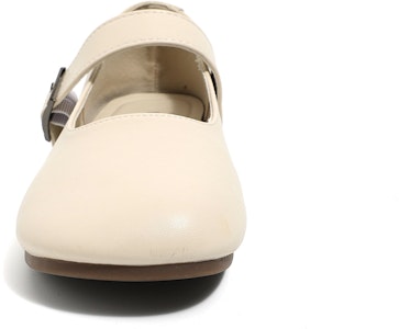 環球 HUANQIU 小香風 休閒時尚 百搭瑪麗珍 防滑耐磨 低筒 板鞋 女款 米色 Lookbook 環球 HUANQIU 小香風 休閒時尚 百搭瑪麗珍 防滑耐磨 低筒 板鞋 女款 米色