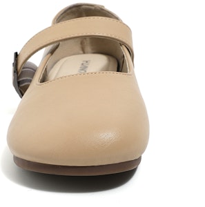 環球 HUANQIU 小香風 休閒時尚 百搭瑪麗珍 防滑耐磨 低筒 板鞋 女款 米色 Cheap 環球 HUANQIU 小香風 休閒時尚 百搭瑪麗珍 防滑耐磨 低筒 板鞋 女款 米色