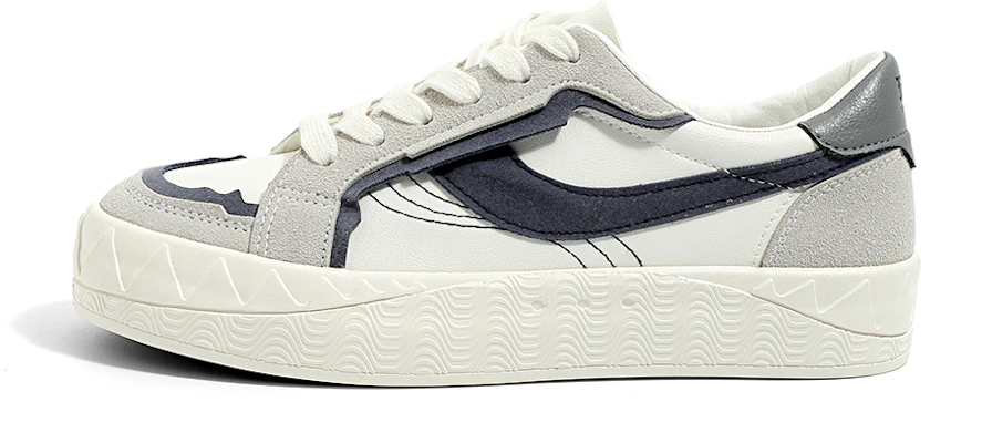 環球 HUANQIU 厚底 休閒 防滑耐磨 中筒 板鞋 女款 白藍 Buy 環球 HUANQIU 厚底 休閒 防滑耐磨 中筒 板鞋 女款 白藍