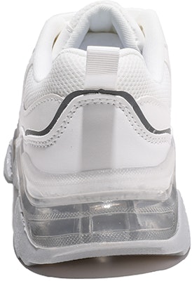 (Women) Huanqiu Oxford Cloth Patchwork Jelly Sole 'Dad Shoe White Grey' HQY-HH0180M Purchase (Women) Huanqiu Oxford Cloth Patchwork Jelly Sole 'Dad Shoe White Grey' HQY-HH0180M