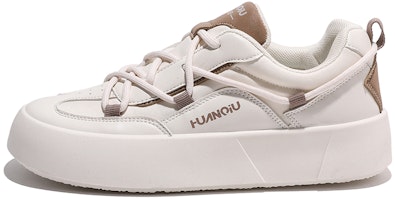 (Women) Huanqiu Platform Sneaker 'Beige Brown' HQY-HW0193MZ (Women) Huanqiu Platform Sneaker 'Beige Brown' HQY-HW0193MZ