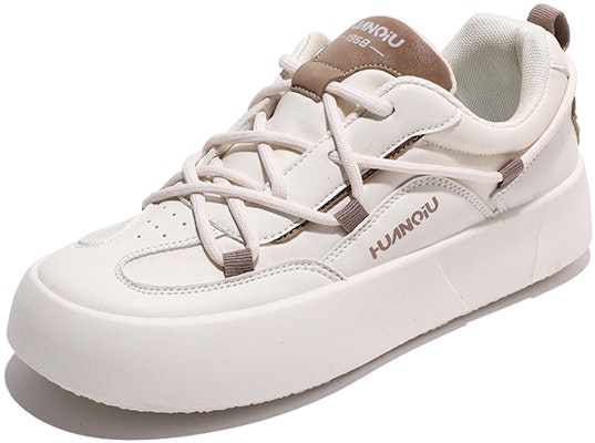 (Women) Huanqiu Platform Sneaker 'Beige Brown' HQY-HW0193MZ Order (Women) Huanqiu Platform Sneaker 'Beige Brown' HQY-HW0193MZ