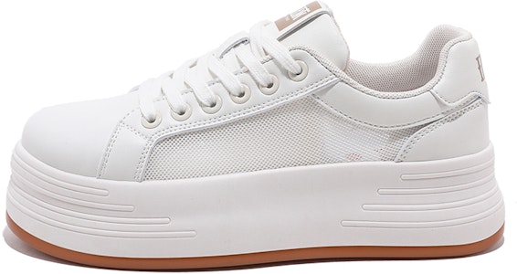 环球 HUANQIU 厚底 透氣 板鞋 女款 米卡其 Buy 环球 HUANQIU 厚底 透氣 板鞋 女款 米卡其