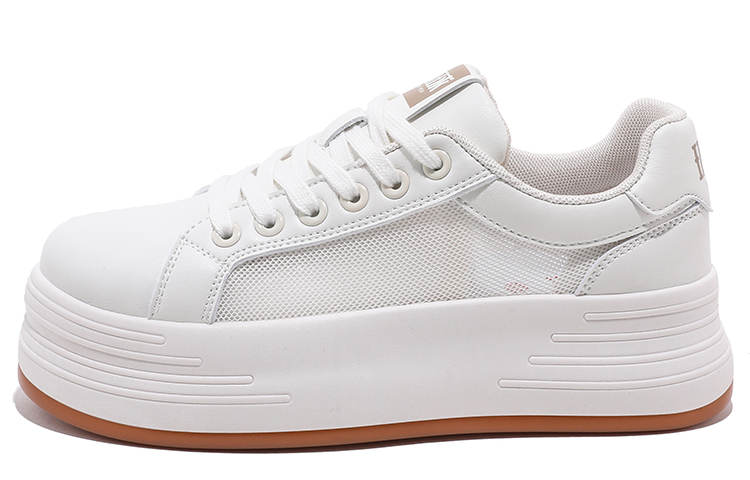 (Women) Huanqiu Platform Sneakers 'Beige' HQY-HW0510MKQ