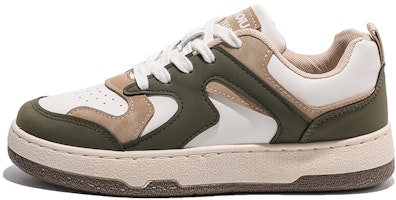 (Women) Huanqiu PU 'Beige Green Low-Top' HQY-HW0099DG (Women) Huanqiu PU 'Beige Green Low-Top' HQY-HW0099DG
