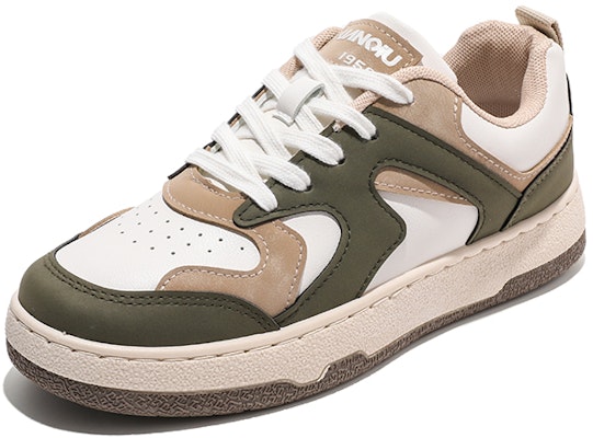 (W) 환俅 PU 베이지그린 로우탑 (Huanqiu PU Beige Green Low-Top) HQY-HW0099DG Order (W) 환俅 PU 베이지그린 로우탑 (Huanqiu PU Beige Green Low-Top) HQY-HW0099DG