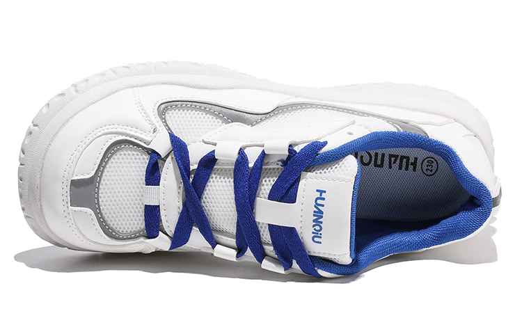 (W) Huanqiu PU Mesh Splicing Dad Shoes 'Hong Kong Style Navy Blue' 圖 3