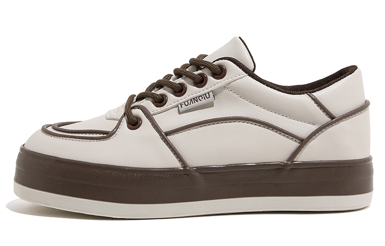 (W) Huanqiu Retro Casual 'Beige Brown'