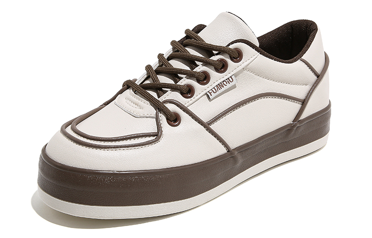 (W) Huanqiu Retro Casual 'Beige Brown' 圖 2