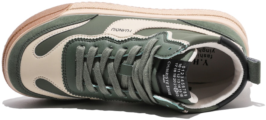 (Women) Huanqiu Retro High-Top 'Green' HQY-YH0108G Lookbook (Women) Huanqiu Retro High-Top 'Green' HQY-YH0108G