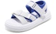 (W) Huanqiu Sandal Kasual Sukan dengan Rekaan Ribbon Splicing HQY-HH0372