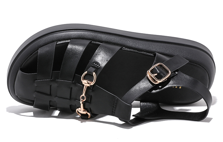 (W) Huanqiu Sandal 'Black Casual' 圖 3