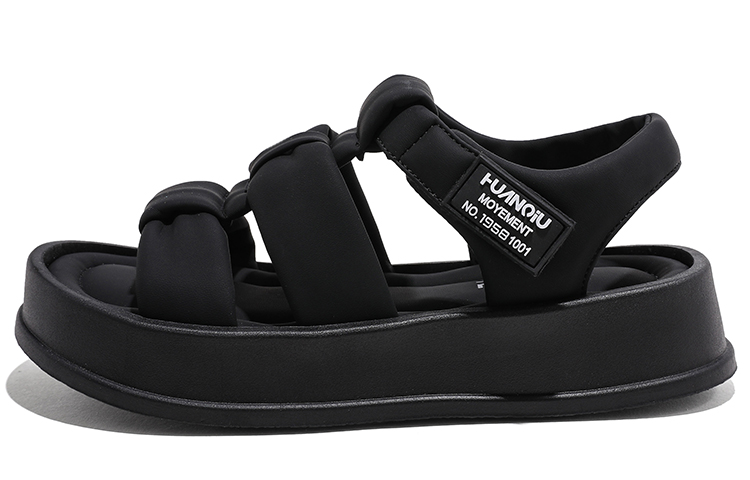 (W) Huanqiu Sandal 'Casual Versatile Black'
