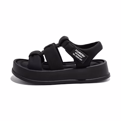 (W) Huanqiu Sandal 'Casual Versatile Black'