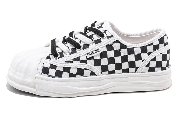 Details for 環球 HUANQIU 百搭貝殼頭厚底休閒 板鞋 女款 黑色