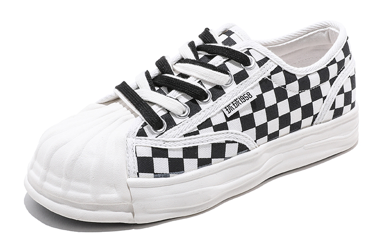 Sizing 環球 HUANQIU 百搭貝殼頭厚底休閒 板鞋 女款 黑色