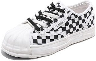 環球 HUANQIU 百搭貝殼頭厚底休閒 板鞋 女款 黑色 Sizing 環球 HUANQIU 百搭貝殼頭厚底休閒 板鞋 女款 黑色