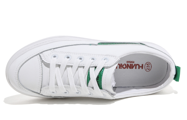 (W) Huanqiu Simple Skate Sneaker 'White Green' 圖 3