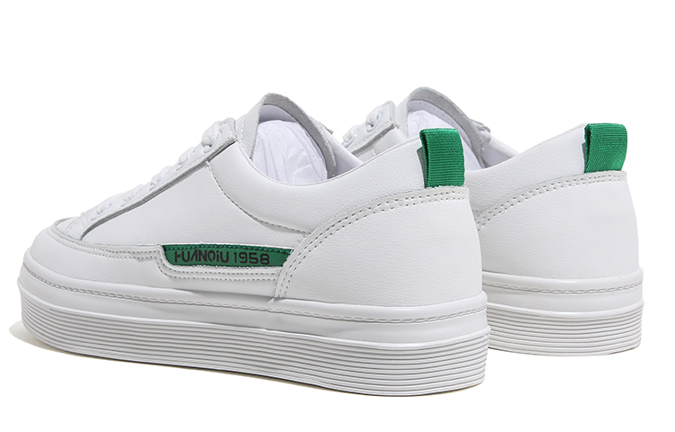 (W) Huanqiu Simple Skate Sneaker 'White Green' 圖 5