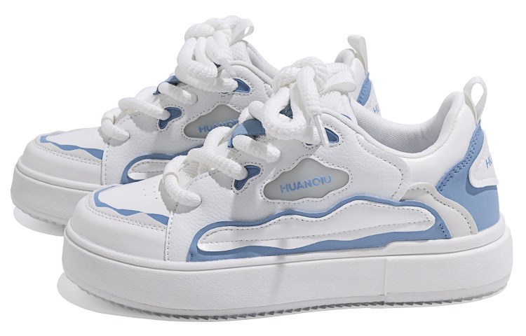 Order (W) Huanqiu Sepatu Skate 'Biru & Putih' ZHQ6132WL