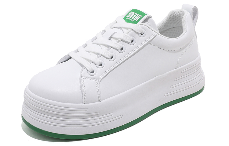 (W) Huanqiu Skate Shoes 'White Green' 圖 2