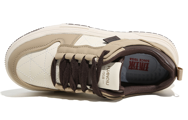 (W) Huanqiu Skateboarding 'Beige Black' 圖 13