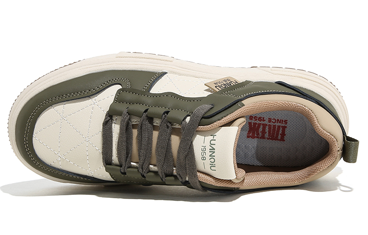 (W) Huanqiu Skateboarding 'Beige Black' 圖 8