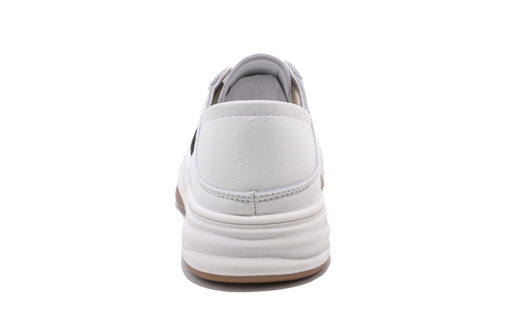 Shop (W) Huanqiu Slip-On 'Patchwork Comodidad Blanco Negro' HQY-YH0375B
