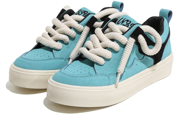 (W) 환추 스니커 '레이크 블루 벨벳 패치워크' H20795HL Lookbook (W) 환추 스니커 '레이크 블루 벨벳 패치워크' H20795HL