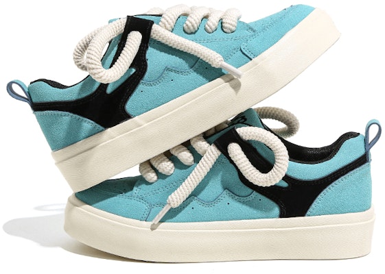(W) Huanqiu Sneaker 'Lake Blue Velvet Patchwork' Biru Dan Beludru Patchwork H20795HL Shop (W) Huanqiu Sneaker 'Lake Blue Velvet Patchwork' Biru Dan Beludru Patchwork H20795HL